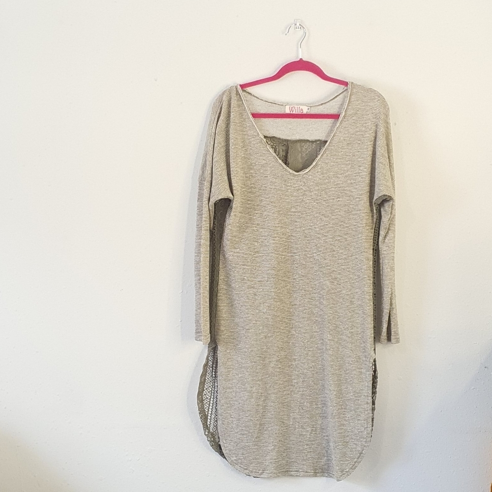 Willa Stripe Tunic Dress Coverup